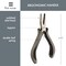 The Beadsmith Chain Nose Pliers with Cutter – Economy Series – 5 inches (127mm) – Comfortable Ergonomic Grip with Double-Leaf Springs and Polished Steel Head – Tool for Jewelry Making